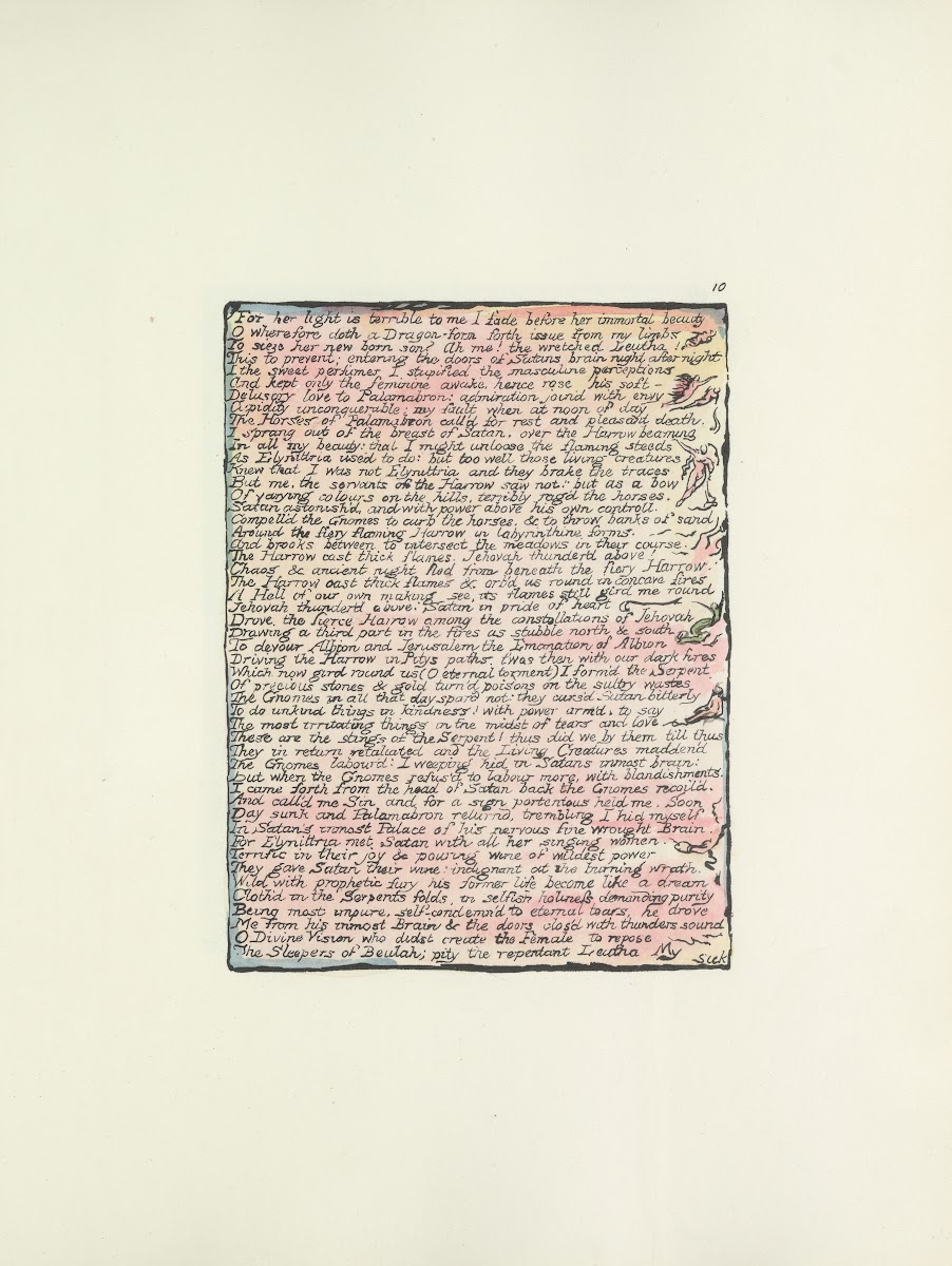 Milton a poem in 2 books Pl10 19th century