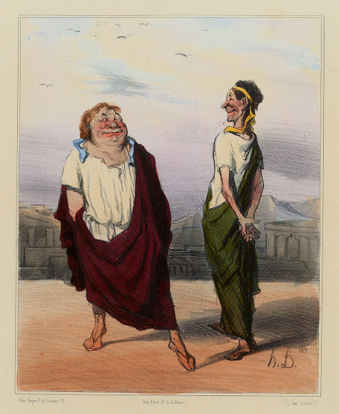 Une rencontre de joyeux augures 1833