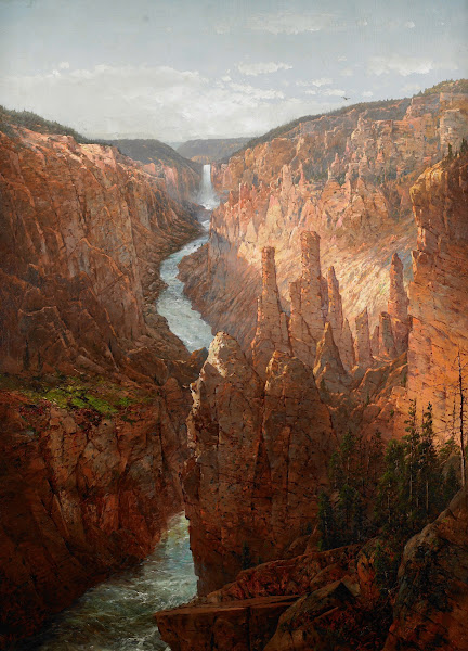 Grand Canyon Yellowstone River Wyoming 1886