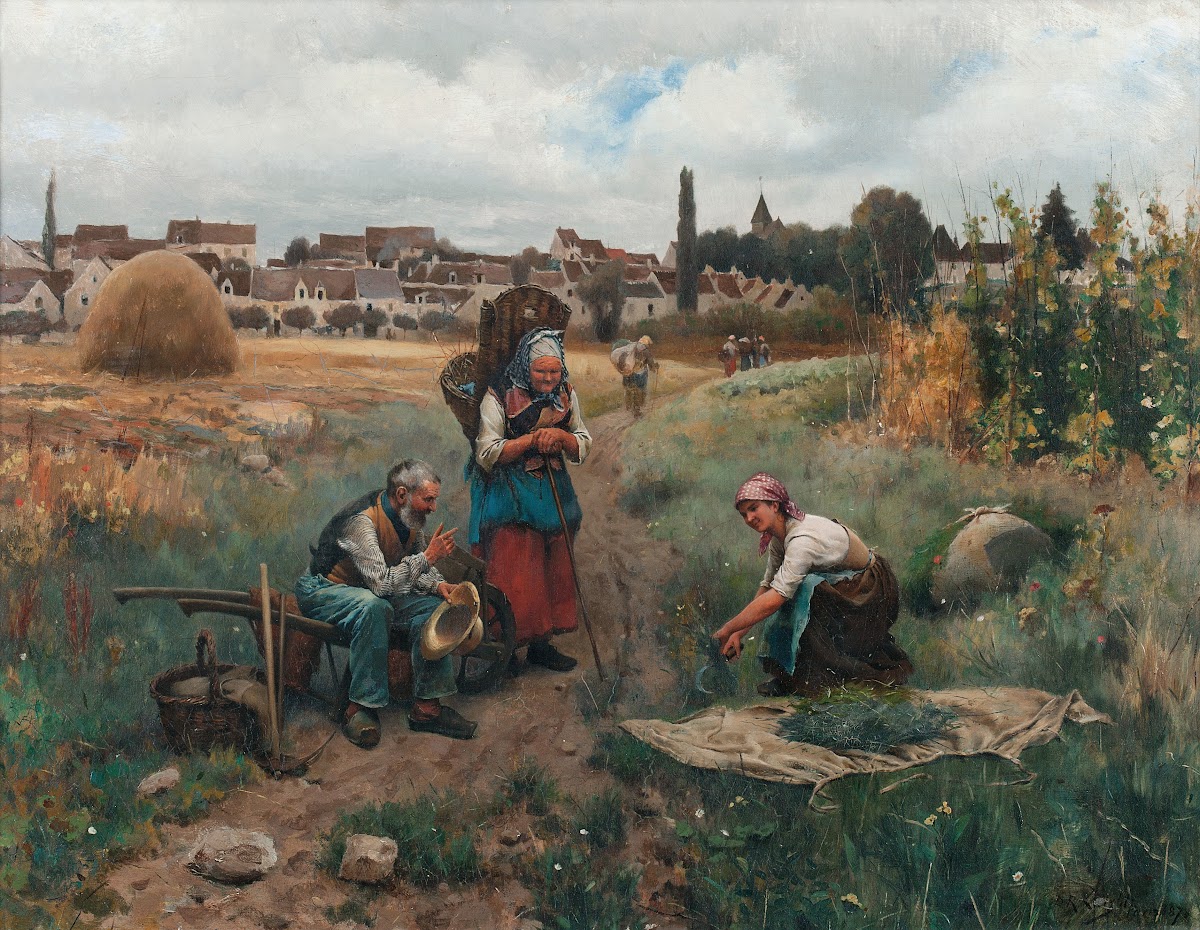 A restful moment 1878