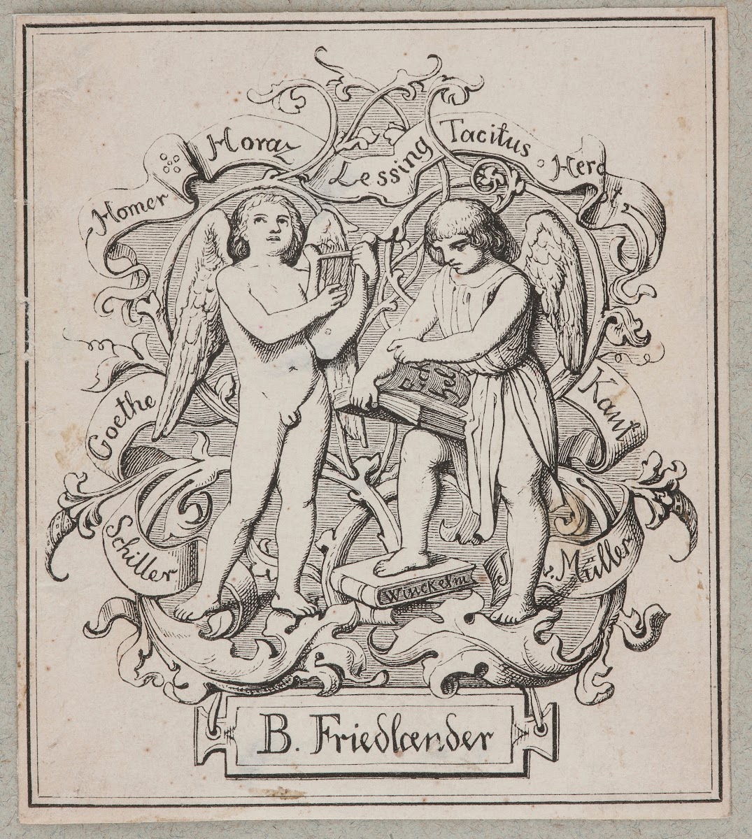 Benoni FriedläNder 1773 1858 Ekslibris