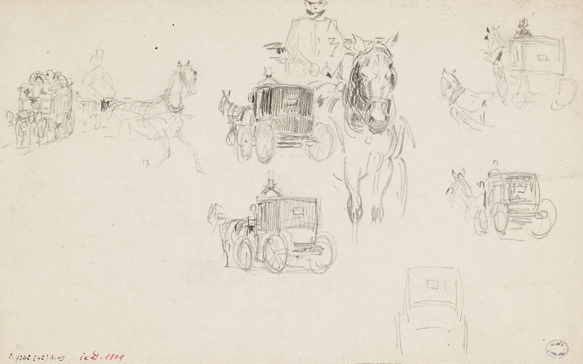 Fiacres et omnibus 1895   1905