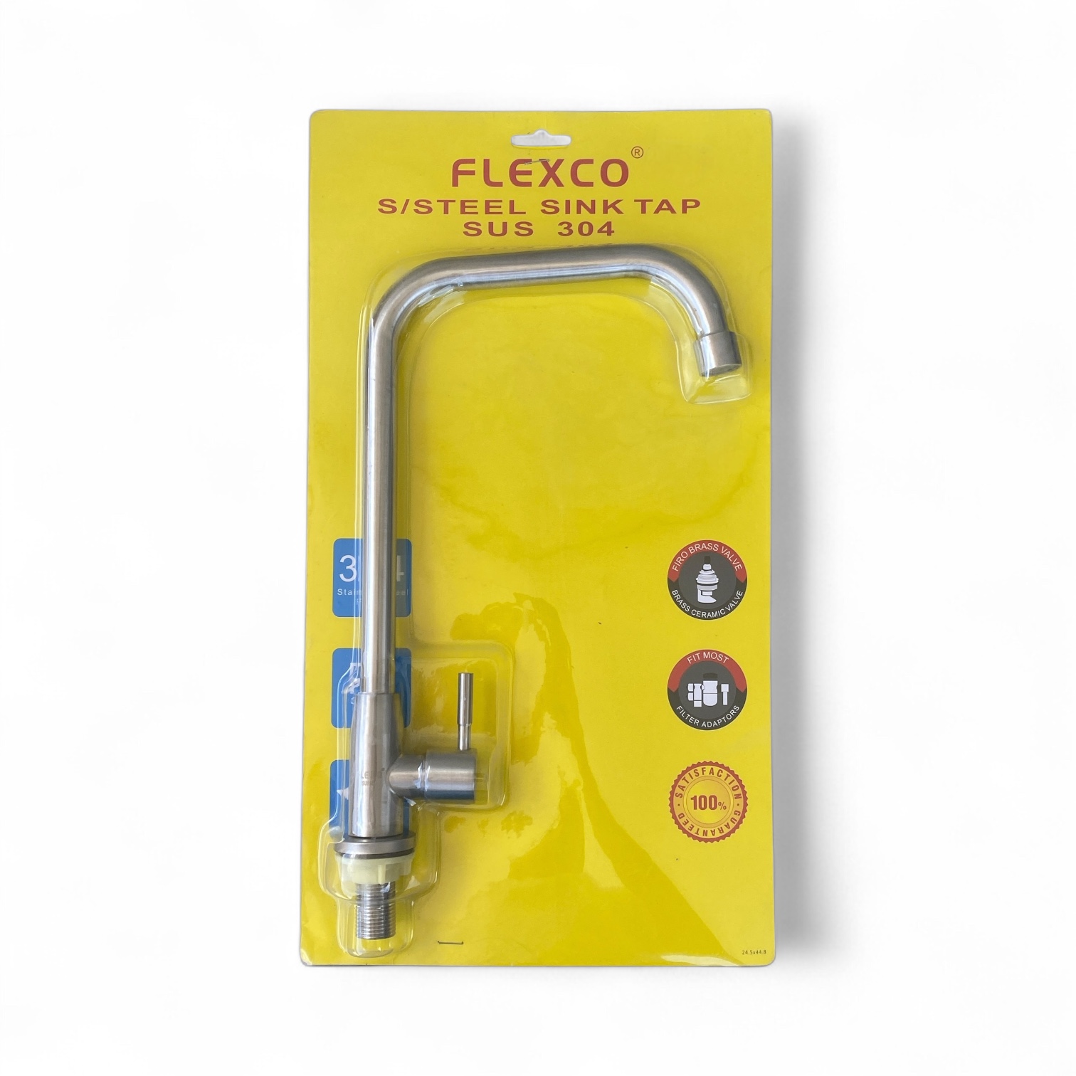 Flexco Stainless Steel Kitchen Sink Gooseneck Faucets (Floor Mounted)