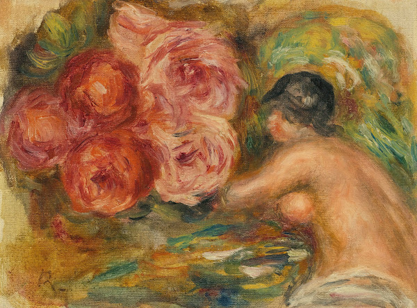 Roses Et Étude De Gabrielle 1915