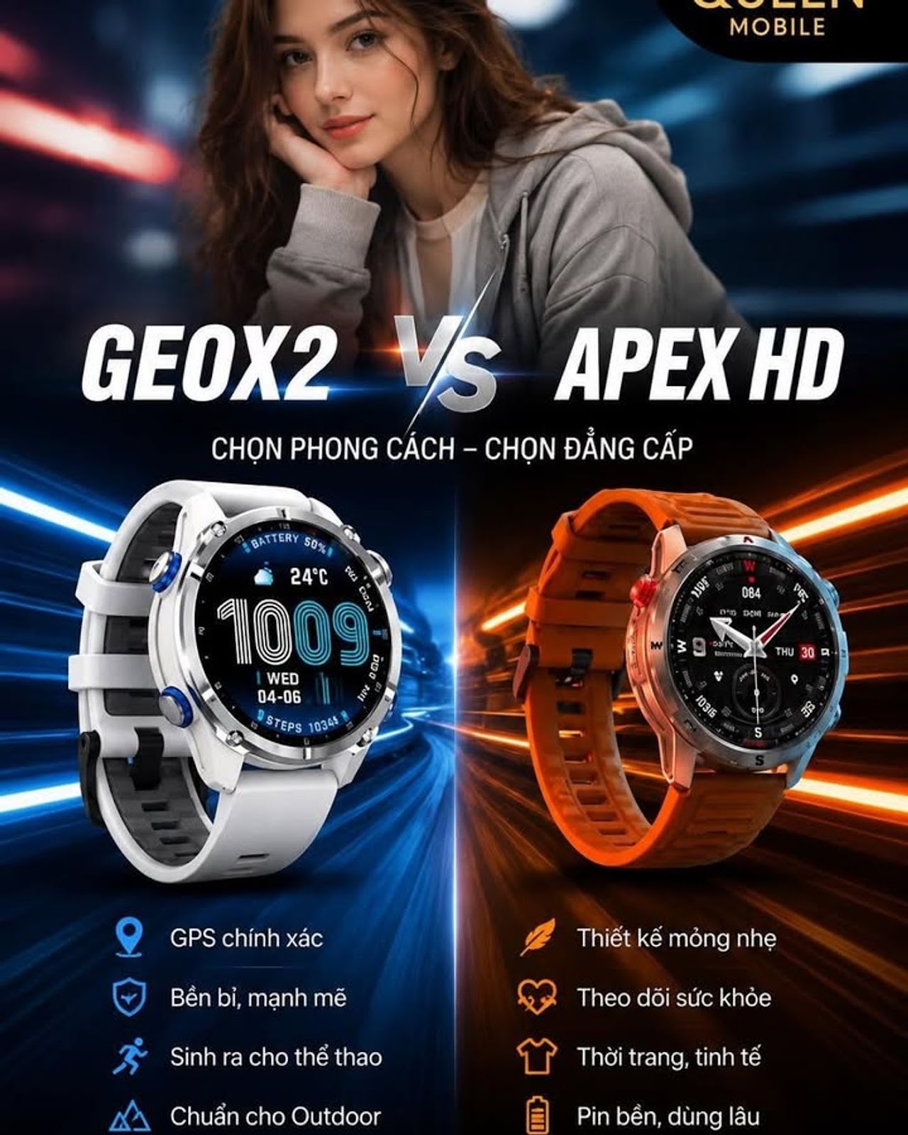 Rogbid GeoX2 Đối Đầu Rogbid Apex HD – Cuộc Chiến Đồng Hồ Thông Minh GPS Đang Làm Cộng Đồng Công Nghệ Tranh Cãi