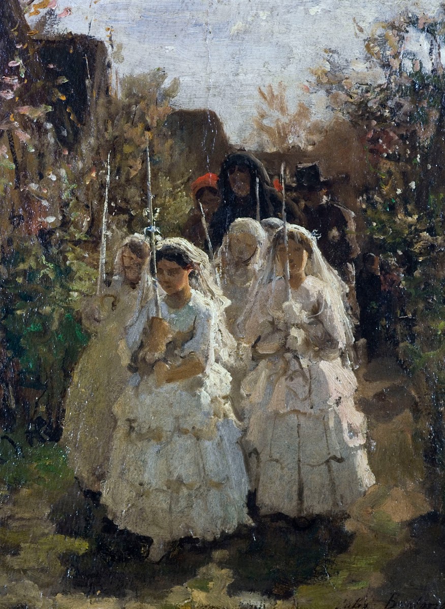 Les communiantes à Courrières 1855 3071x4205 (1)