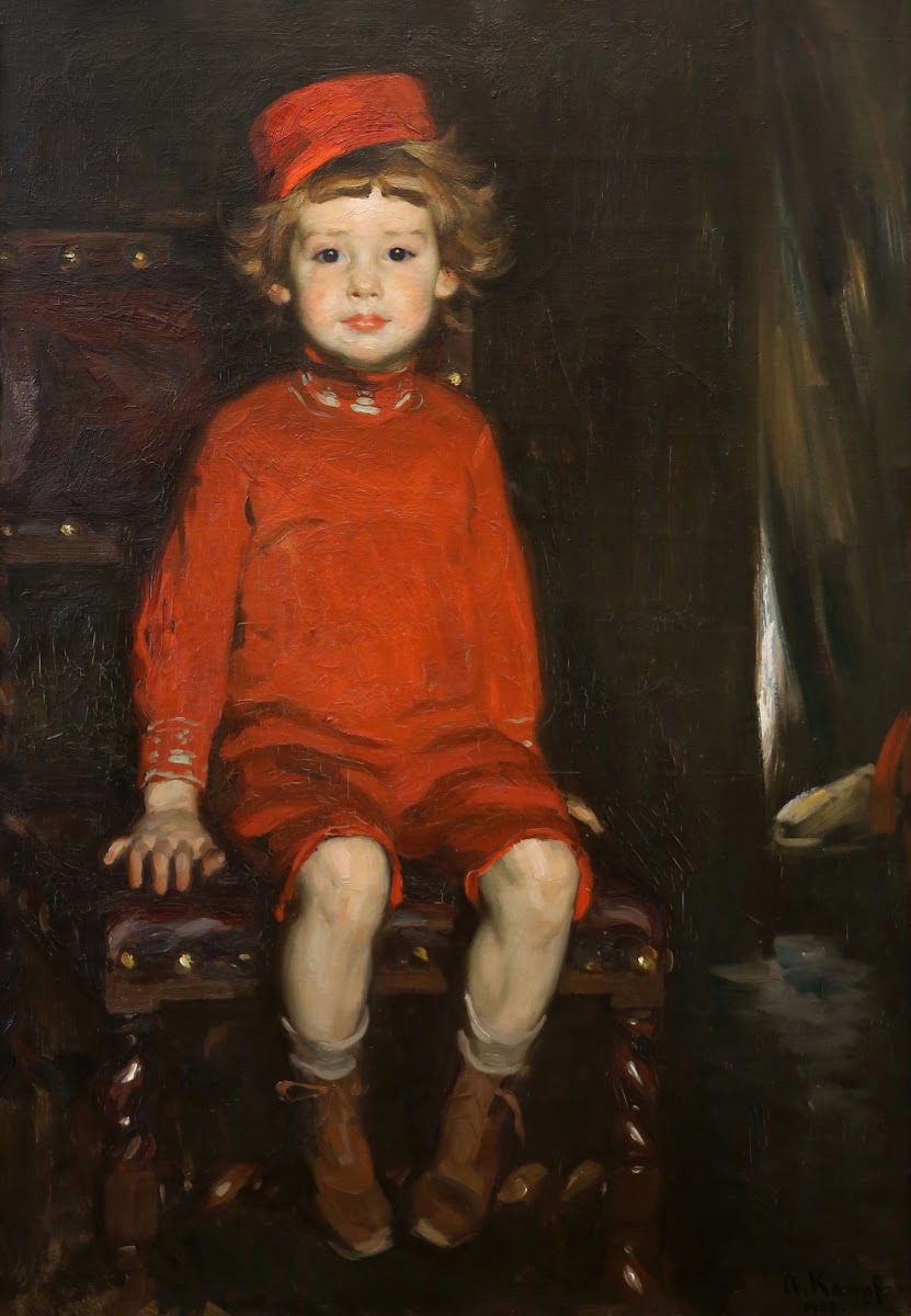 Bambino in rosso 1907