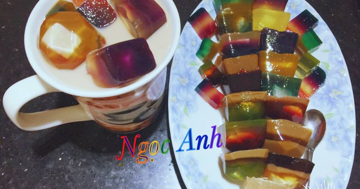Trà sữa thạch rau câu phômai
