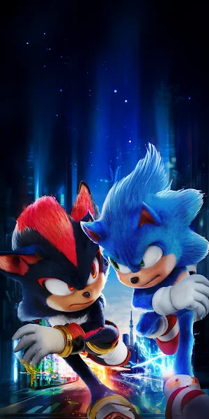 Sonic Movie, Shadow, Paramount Pictures, Video Game Movie Full HD iPhone Wallpaper Background