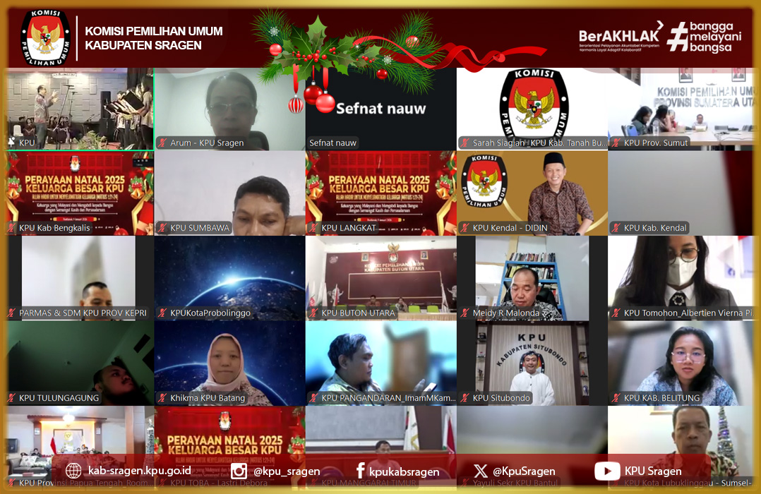 Perayaan Natal KPU 2025