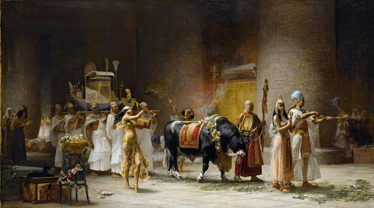 The Procession Of The Bull Apis 1879