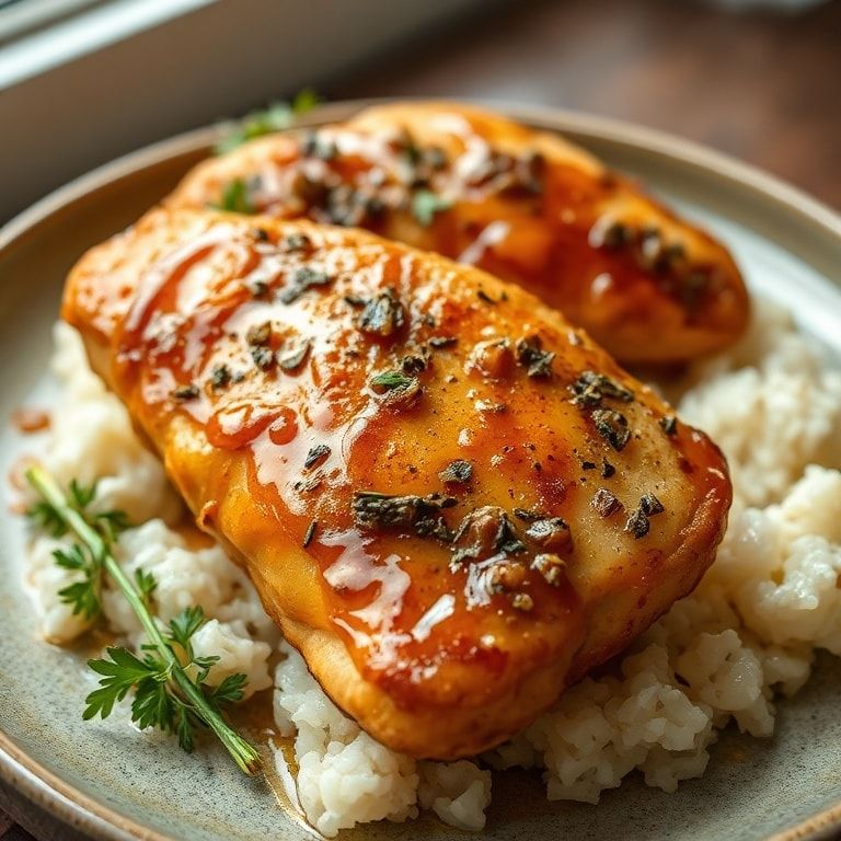 Brown Sugar Garlic Chicken Breasts Easy Dinner – Quick, Homemade Weeknight Meal finished