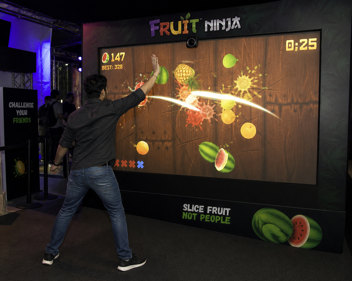 Gesture-Based Fruit Ninja — Games kit