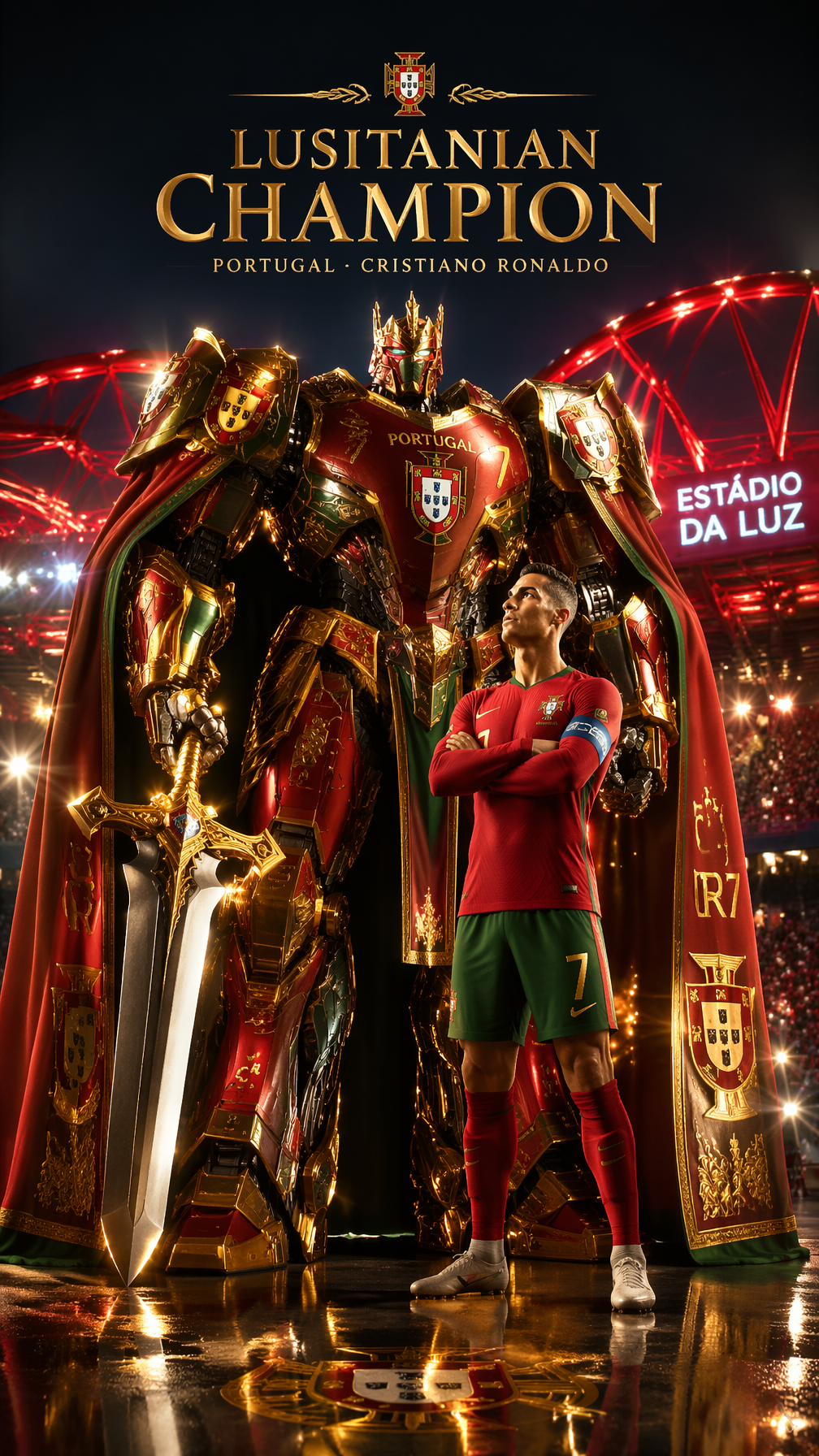 Portugal Cristiano Ronaldo Campeón Lusitano