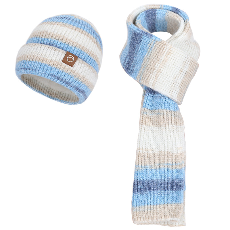 3-piece winter set: hat, scarf, and touchscreen gloves