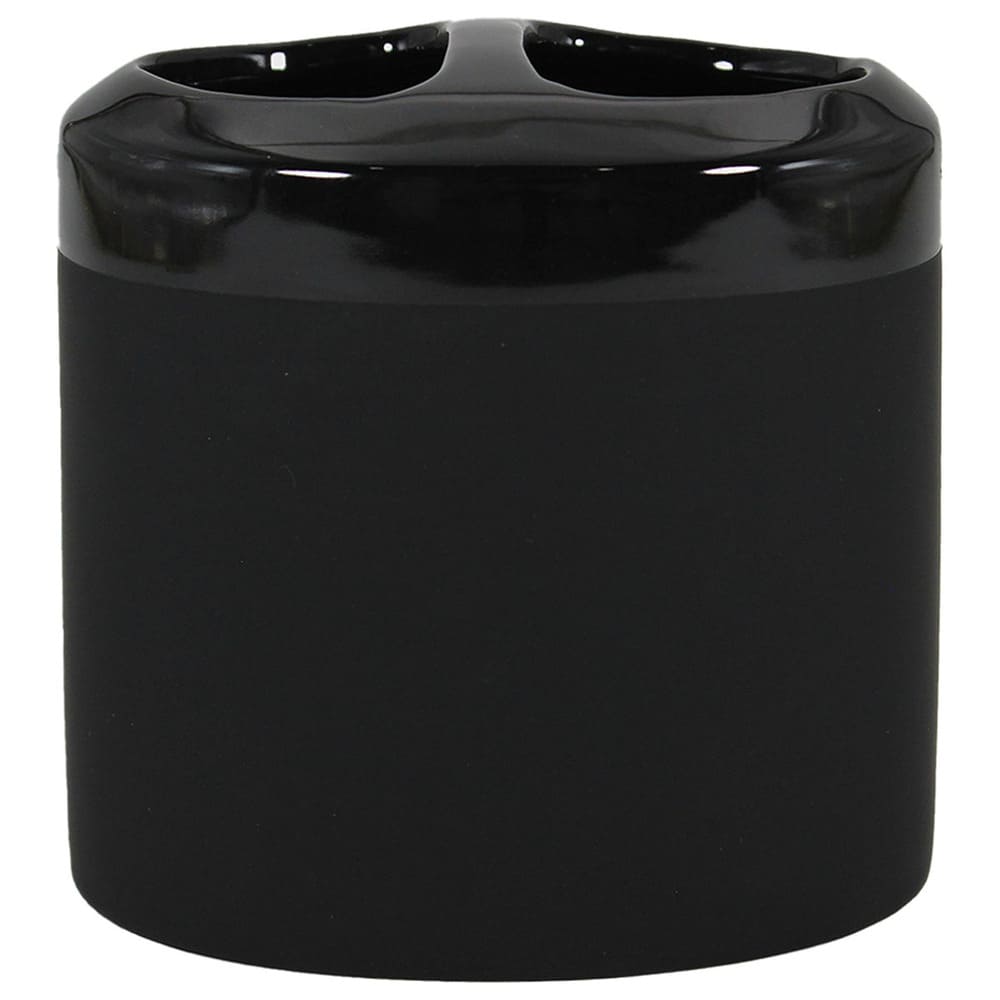 Portacepillos de cerámica Distinto™ Softouch color negro