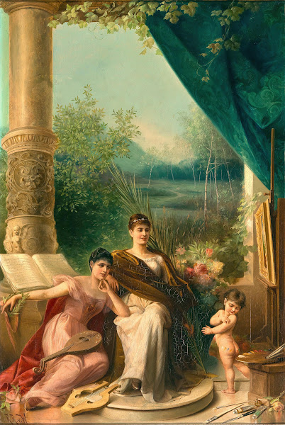 Allegorie Der Malerei Und Musik