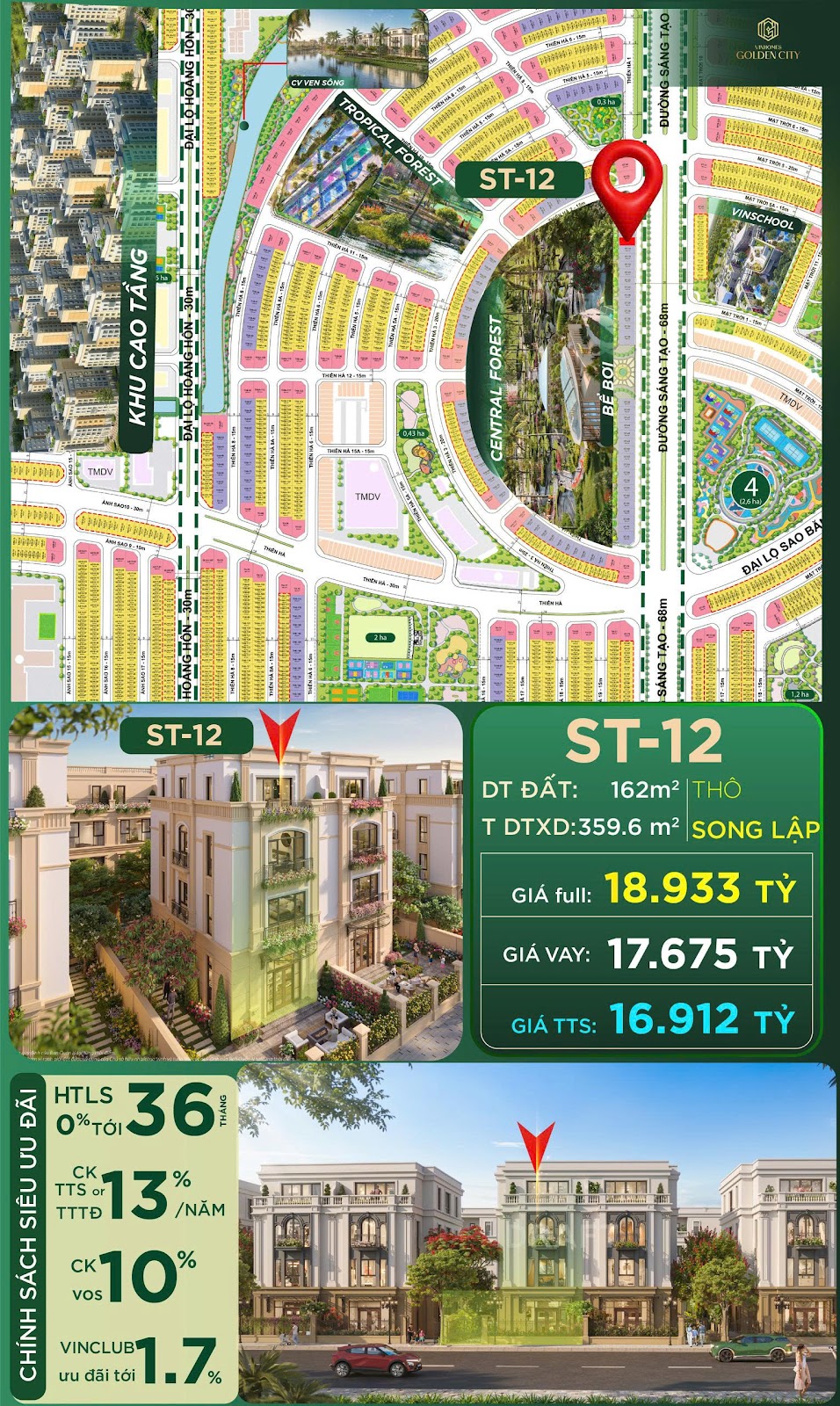 ST-12 VINHOMES GOLDEN CITY