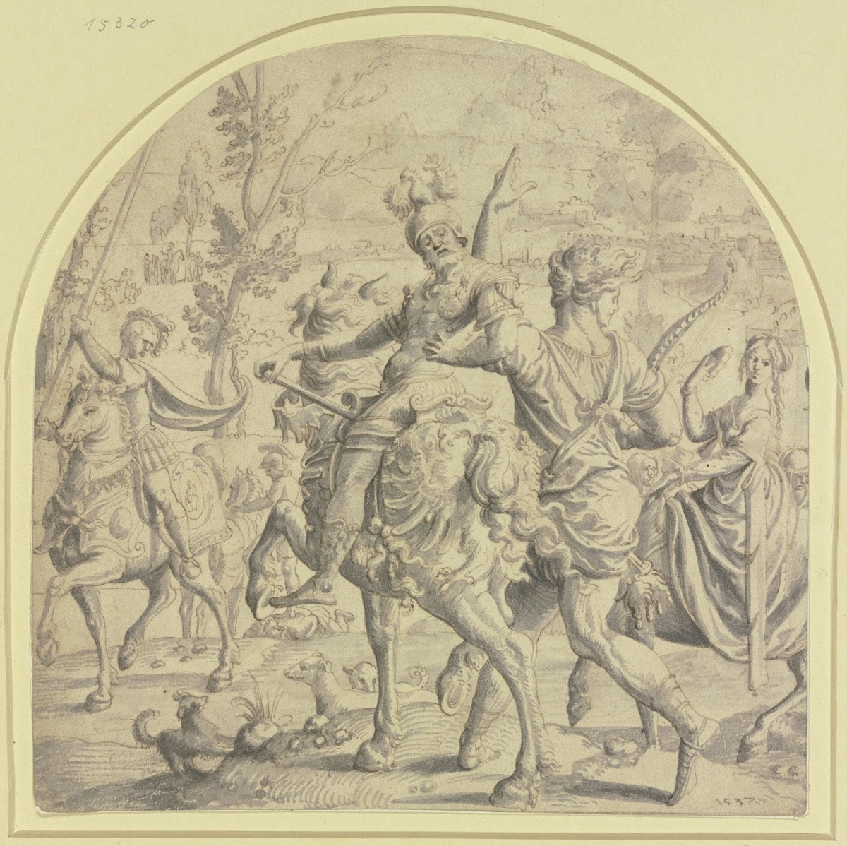 Ausritt zur Jagd Allegorie des Stolzes 1532