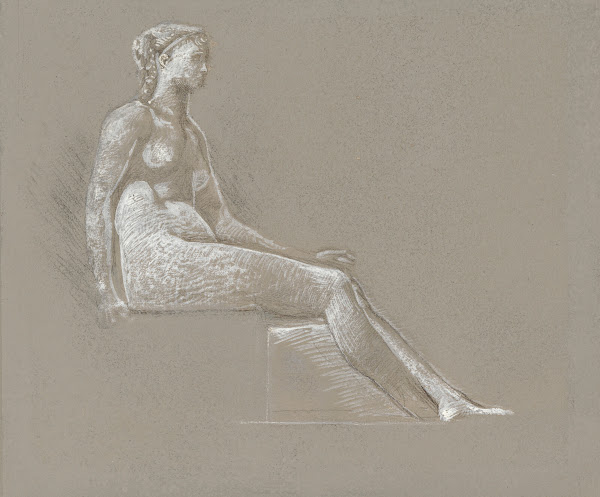 Female nude study