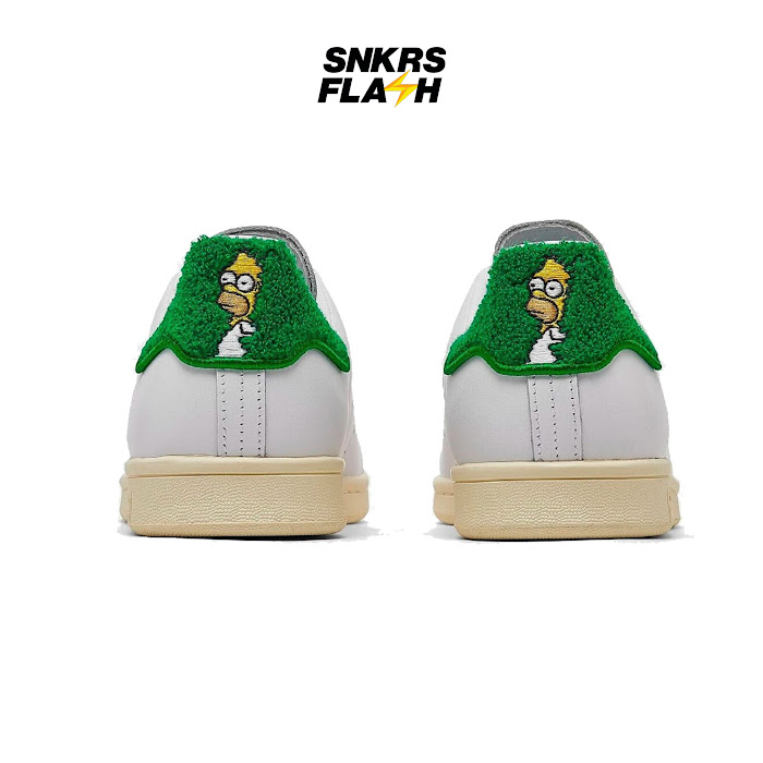 ADIDAS STAN SMITH X HOMER SIMPSON WHITE GREEN - IE7564 - Size 36.7