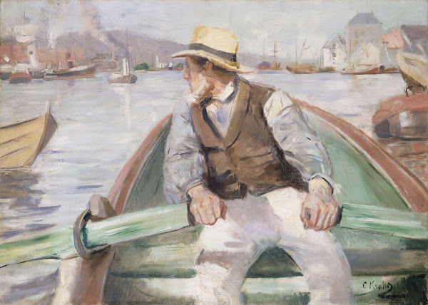 Look ahead Bergen Harbour 1884