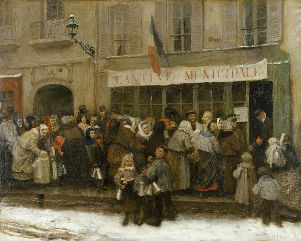 Cantine municipale pendant le siège de Paris 1870 1871 1870