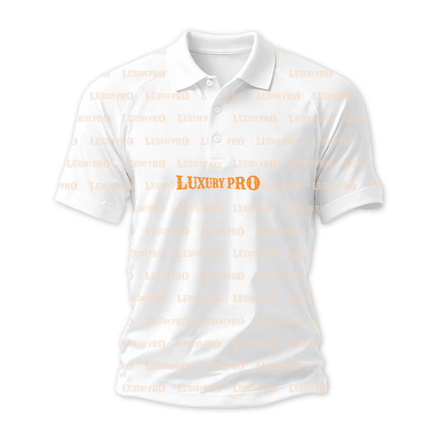 Button-Up Short-Sleeve Raglan Sleeve Polo