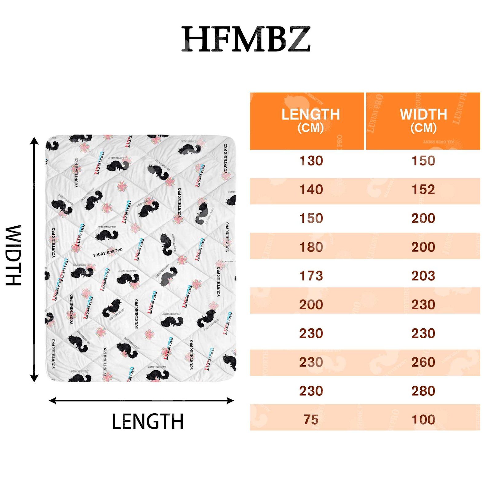 Square Pattern Quilt Blank
