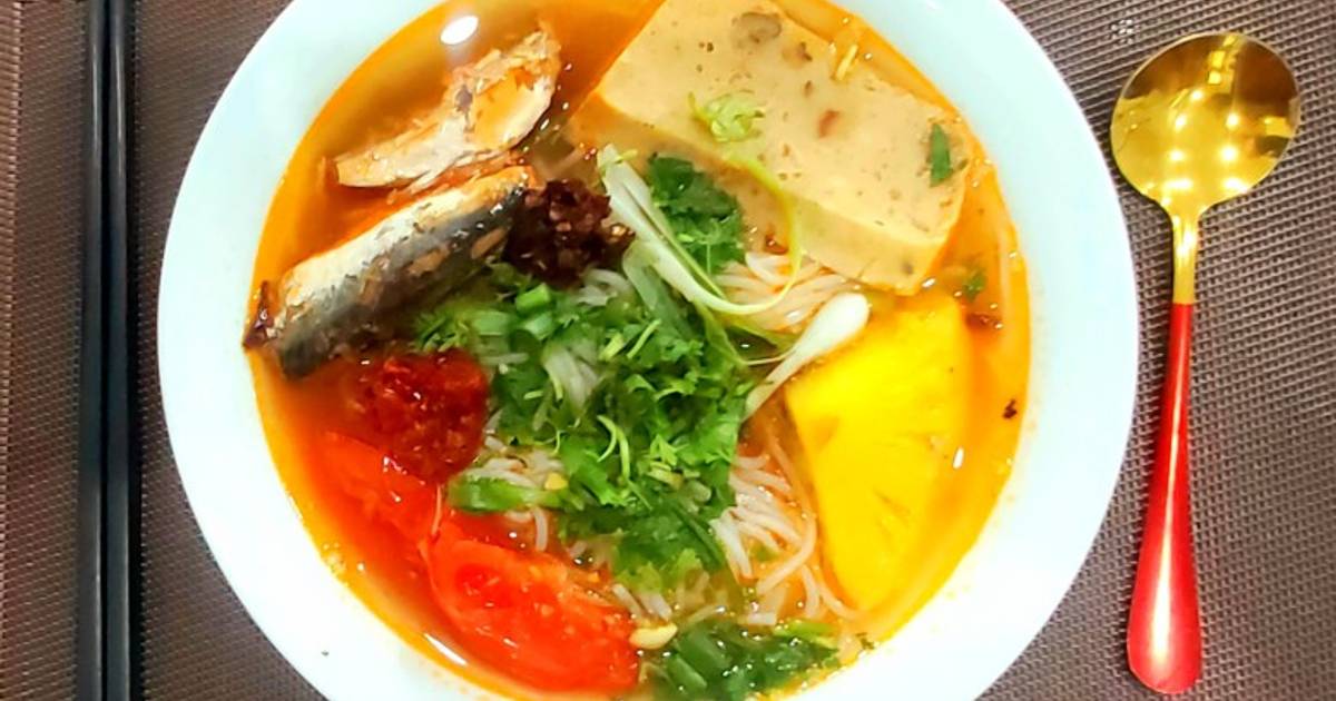 Bún cá siêu tốc từ cá hộp