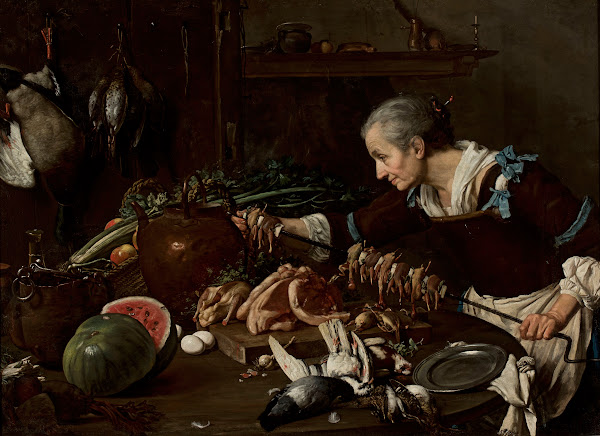 Cook Stuffing Quails On Aspit