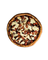 Peri Peri Pizza — Grilled peri peri chicken, onions, mixed peppers & jalapenos (H)
