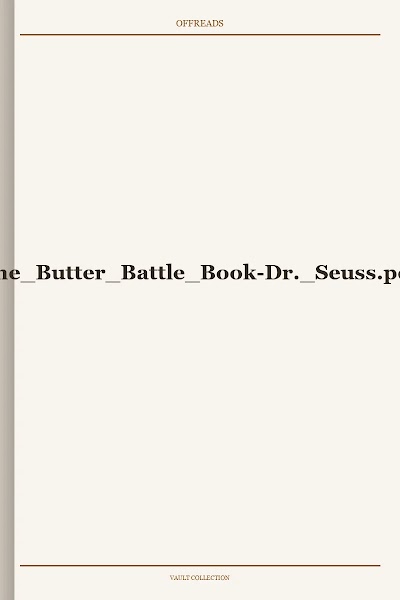 The Butter Battle Book