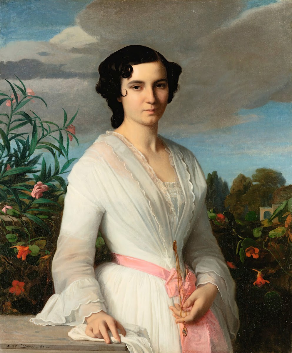 Portrait Of Mademoiselle Louise Marès 1851