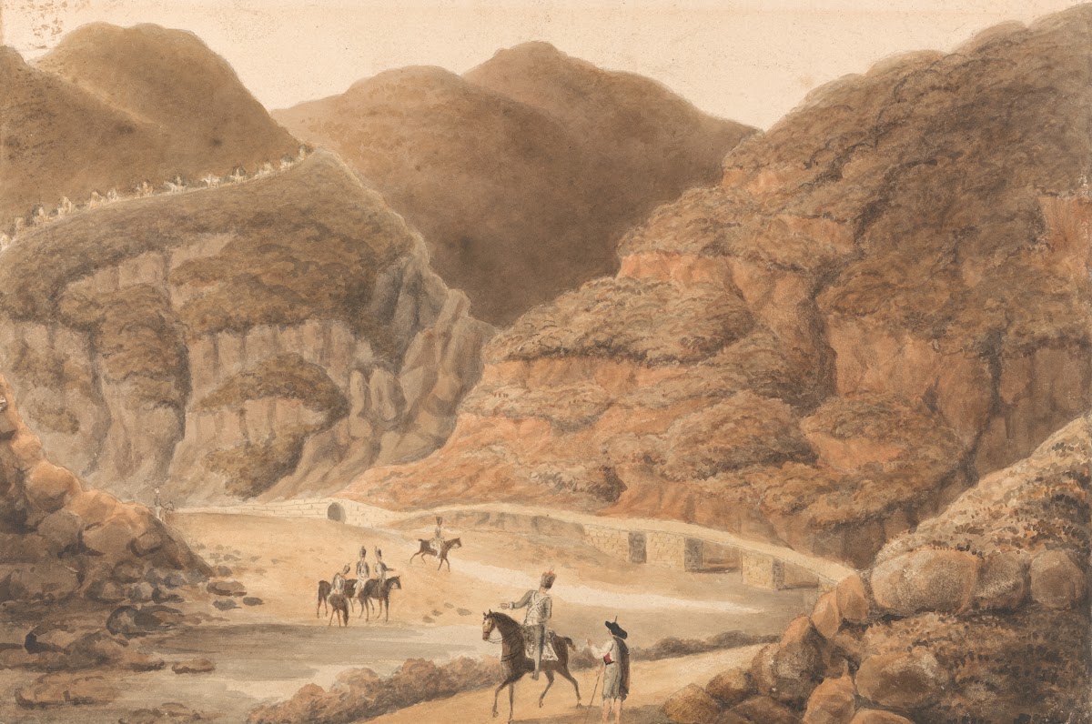 Pass in the Mountains Between Nisa and Villa Velha 1809