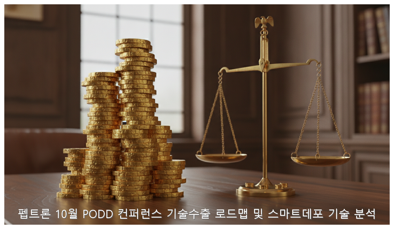 펩트론 10월 PODD 컨퍼런스 기술수출 로드맵 및 스마트데포 기술 분석 핵심 안내 및 분석 인포그래픽 (5)