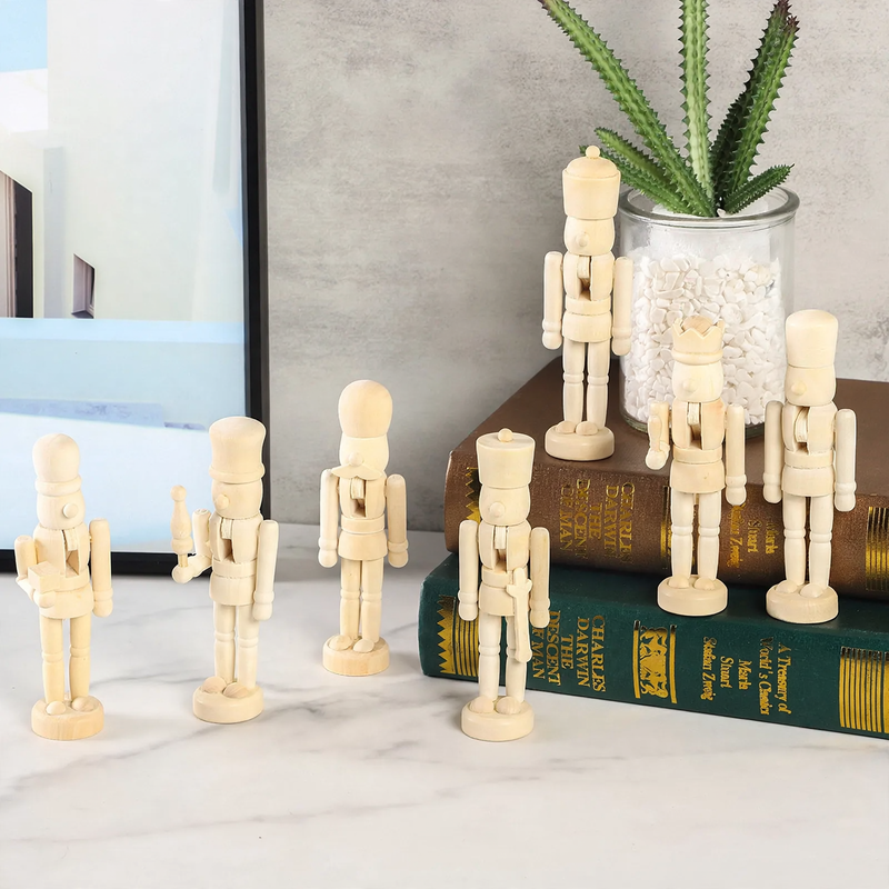 Wooden nutcracker blank for self-design