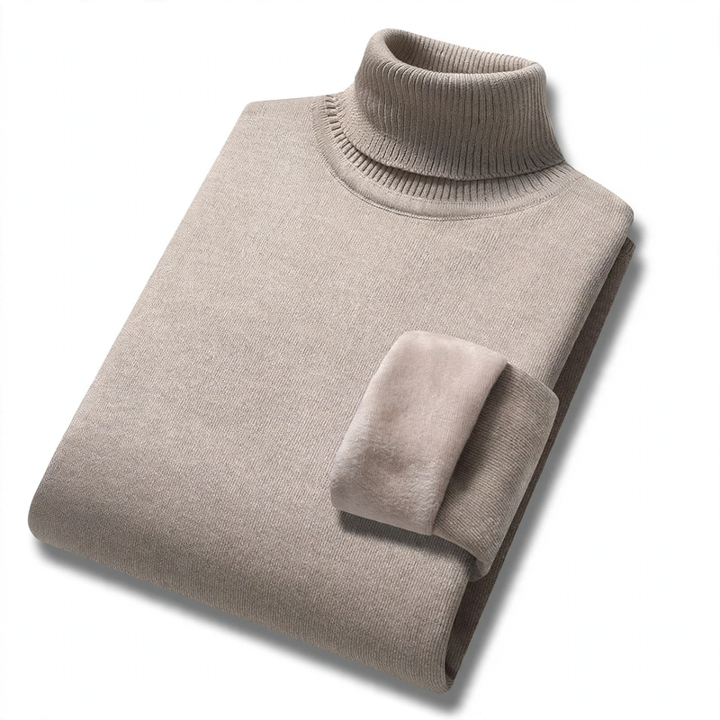 Men's turtleneck sweater, insulated, warm, autumn and winter