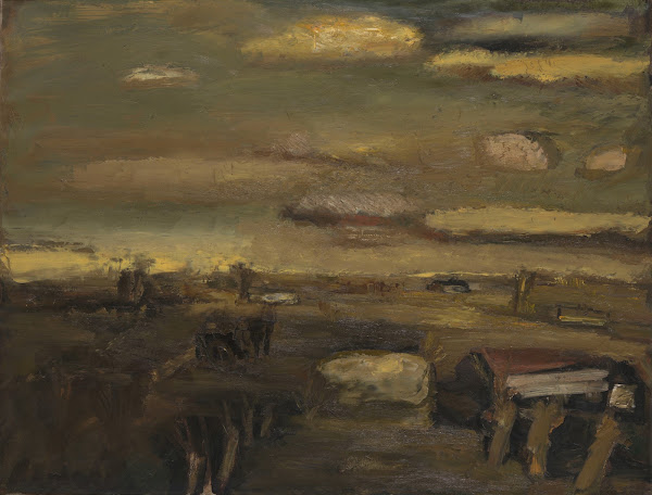 Landschap in februari 1934