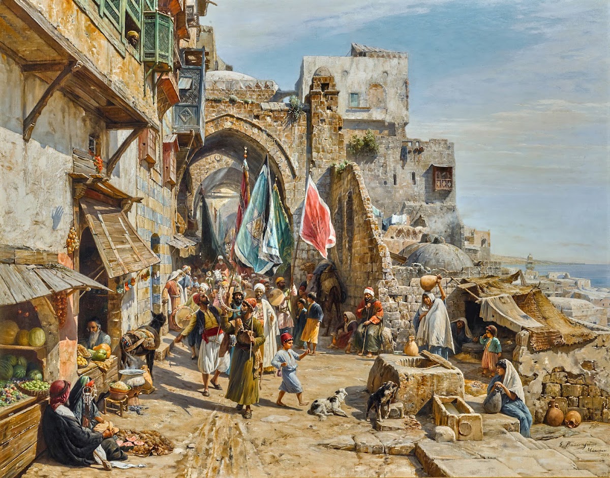 Procession In Jaffa 1890