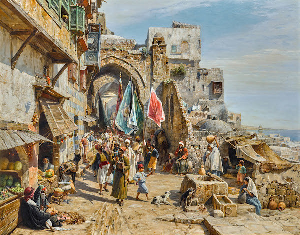 Procession In Jaffa 1890