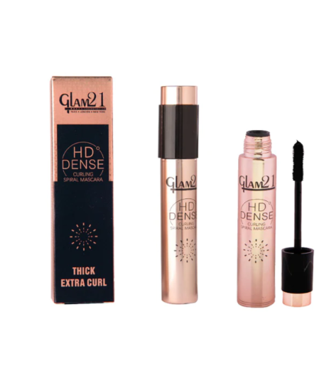 Glam21 HD Dense Curling Spiral Mascara- Black
