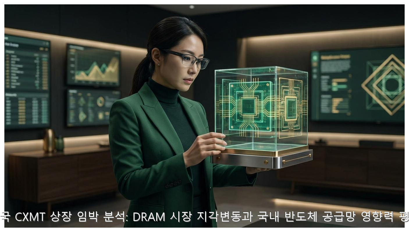 중국 CXMT 상장 임박 분석: DRAM 시장 지각변동과 국내 반도체 공급망 영향력 평가 핵심 안내 및 분석 인포그래픽 (6)