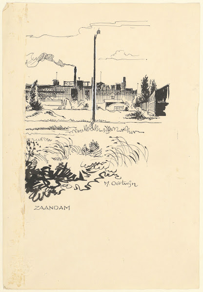 Gezicht te Zaandam 1952