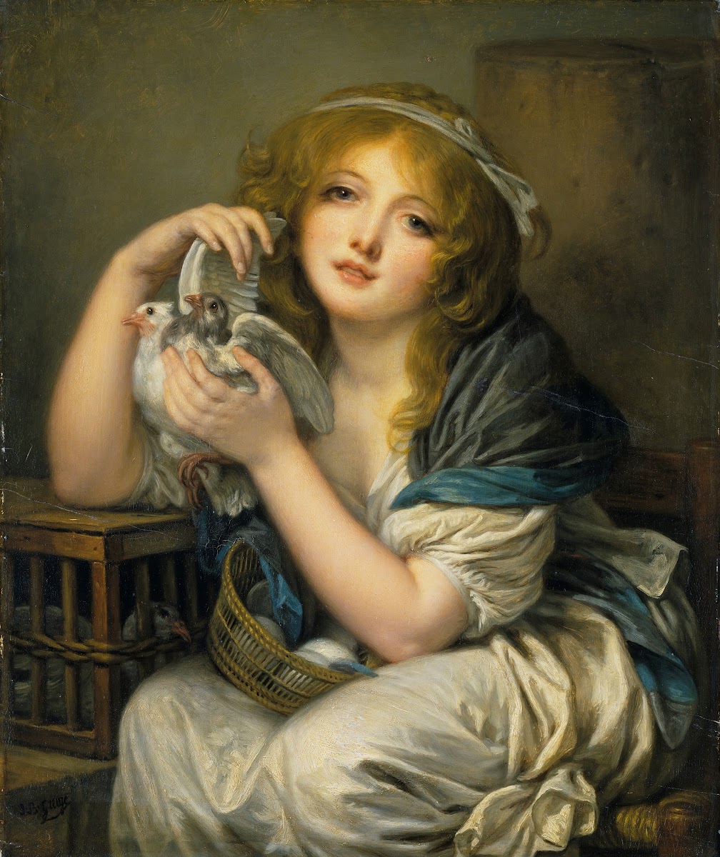 Woman with Doves 1799   1800
