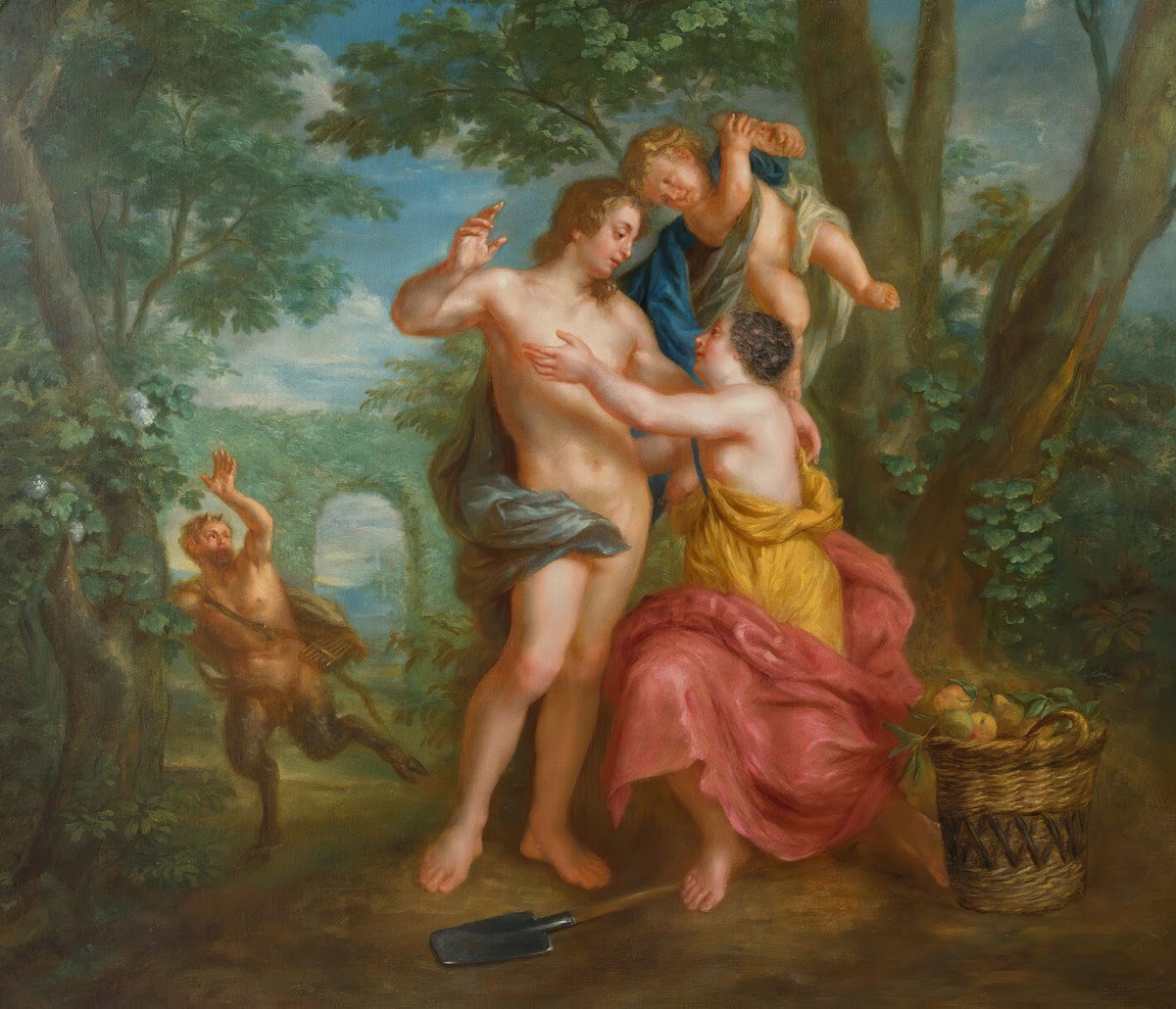 Vertumnus And Pomona Late 18th Century