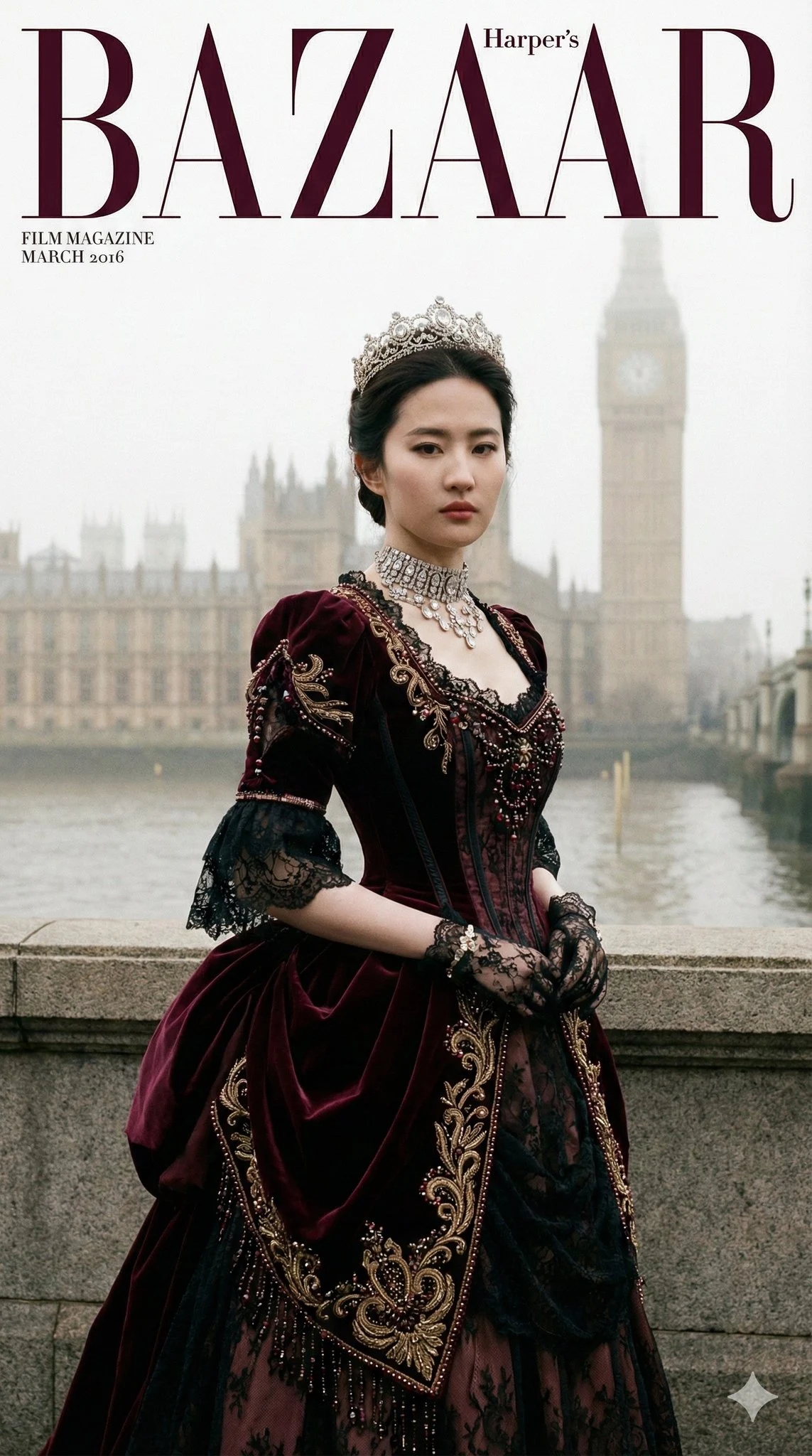Generación de fotos realistas de la realeza gótica victoriana