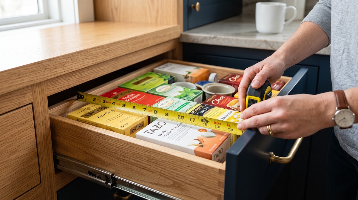 Best Tea Bag Organizers for Kitchen Cabinets (2026) - BUYING GUIDE — MEASUREMENT