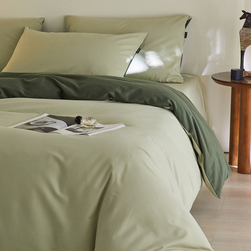 Brushed Cotton Bedding Set, 100 Thread Count