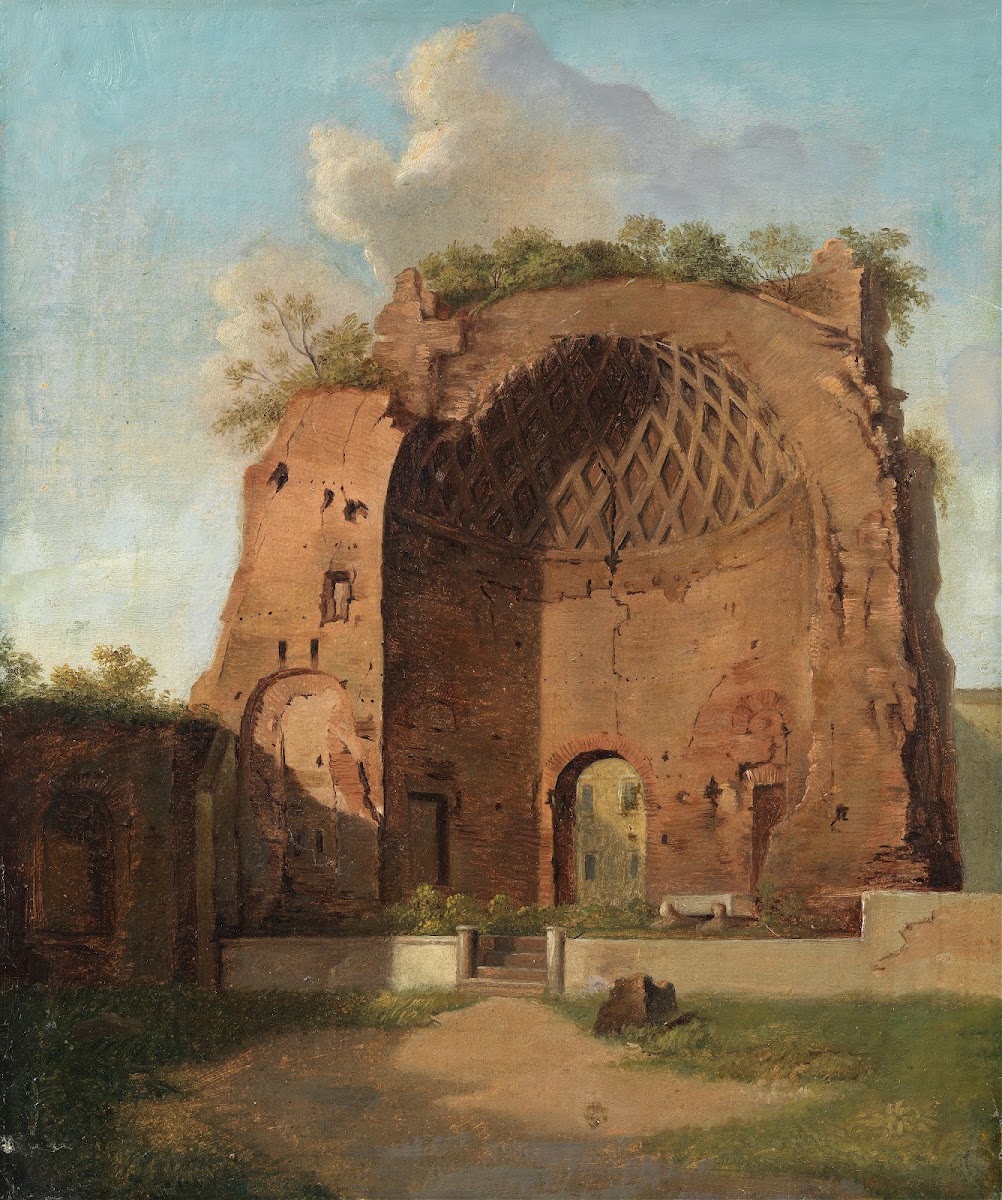 The Temple of Venus and Roma The Roman Forum Rome 1840s